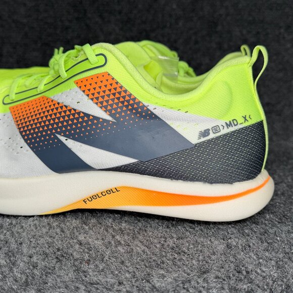 New Balance FuelCell SuperComp MD-X v3 Track Shoe Men Size 12 White Carbon Fiber main image 11